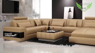 Sumeng Modern leather U shape Sofa [upl. by Tuttle618]