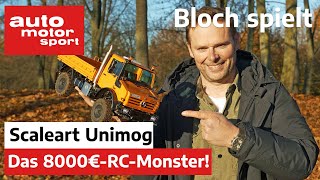 Scaleart Unimog Eines der teuersten RCModelle der Welt Bloch spielt 16  auto motor sport [upl. by Cykana]