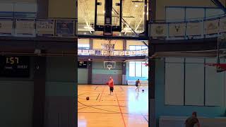 HALF COURT UNDERHANDED SCOOP SHOT Patrick Tolars Bball routine [upl. by Rockwood518]