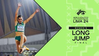 🇦🇺s Delta Amidzovski flies to long jump gold  World Athletics U20 Championships Lima 2024 [upl. by Hachman]