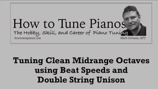 Piano Tuning Myth 7 What is the best size for a piano octave Pure 42 FALSE Wide 42 FALSE [upl. by Lekim]