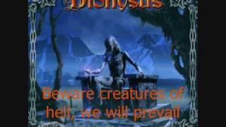 Dionysus  Holy war Lyrics [upl. by Atinauj]