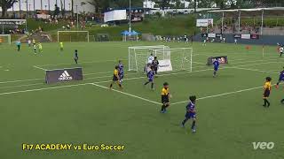 F17 Academy vs Euro Soccer U10 JSSL NYL Div 1 [upl. by Natsreik454]