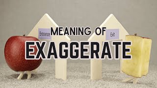 What is the meaning of Exaggerate [upl. by Yro]