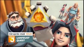 Les héros de Lanfeust Quest sont sur Canal J [upl. by Akerue]