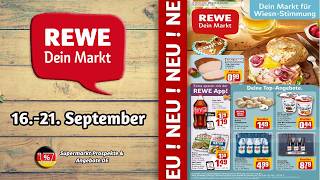 REWE Prospekt  Gültig von 16092024  Supermarkt Prospekte amp Angebote DE [upl. by Yhtorod248]