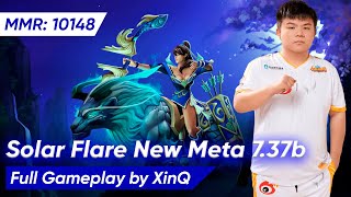 🐆 XinQ NEW MIRANA SOLAR FLARE 737b  Dota 2 Pro Gameplay [upl. by Marleen365]