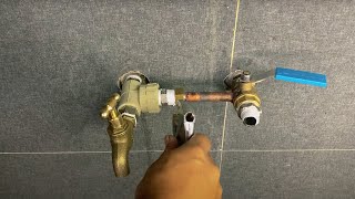 I Never Have to Buy Water Again How to make a twoway water lock for a showerhead  Plumbing Tools [upl. by Zolnay]