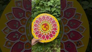 🕉️paintwithaashvi art diy craft lippanart shorts satisfying trending artvideo lippy [upl. by Holmes]