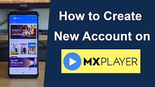 How to Create Account on MX Player App [upl. by Parrish]