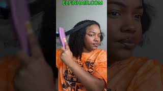 Flawless Half Wig Install No Glue  Natural Curly Hair Tutorial [upl. by Hesketh872]