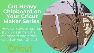 Cut Heavy Chipboard and Wood with Your Cricut and the Knife Blade [upl. by Maynard68]