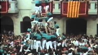 Castellers de Vilafranca  Los castillos del pueblo [upl. by Mcnelly]