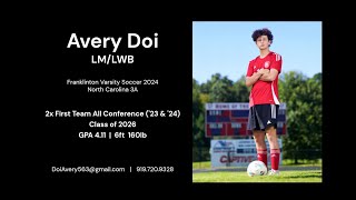 Avery Doi  Highlights Fall 2024 [upl. by Terr]