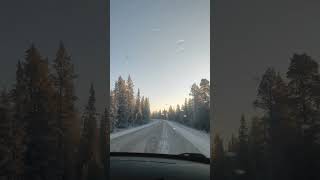 Driving in Lapland Finlandfinland4k finland finlandtourism winter driving carlover car [upl. by Ecyor]