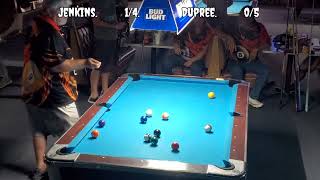 APA 8 BALL Wesley Jenkins SL6 vs Tim Dupree SL7 Fats Billiards Fort Worth Texas 6162024 [upl. by Hagerman958]