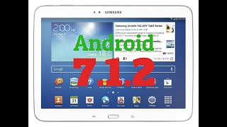 Install Android 71 on Samsung Galaxy Tab 2 101 P5100  P5110  P5113 via CyanogenMod 13 With TWRP [upl. by Rape]