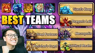 My Best Farming Teams For ALL Dungeons In Summoners War 2023 [upl. by Hartnett198]