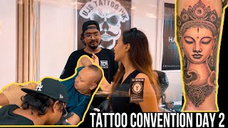 Ujs Tattoo Ink  Tattoo Convention Day 2 [upl. by Alvita563]