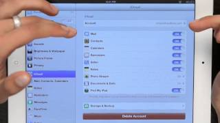 How to Sync Two iPad Computers  Tech Yeah [upl. by Ahseihs]