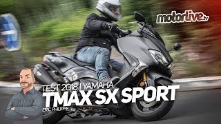 Yamaha TMAX SX Sport Edition  TEST 2018 [upl. by Anawyt]