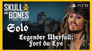 Skull and Bones  Legendärer Überfall Fort du Lys Solo PS5 [upl. by Henigman682]