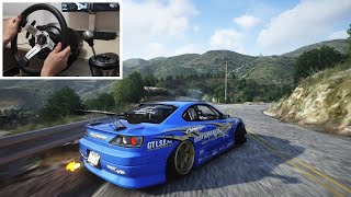 Drifting Real Road made with 3D Photogrammetry Steering Wheel Gameplay [upl. by Imarej927]