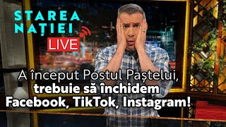 Trebuie să închidem Facebook TikTok Instagram I SN Live 18 martie 2024 [upl. by Ydnim]