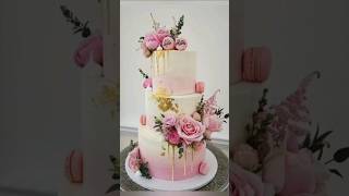 Wedding cake designs shorts ytshorts viralvideo [upl. by Ettevol86]