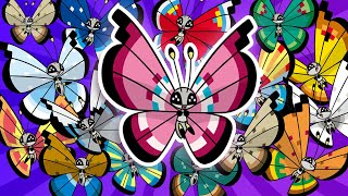 I Got All 18 SHINY VIVILLON in Pokemon Scarlet and Violet [upl. by Aisats221]