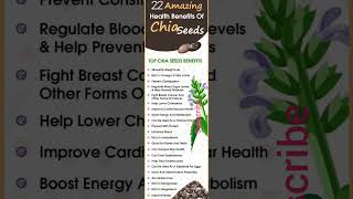 22 Health Benefits of Chia Seeds [upl. by Morna]