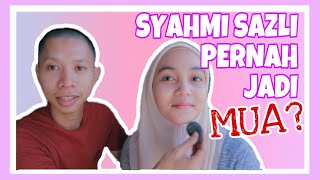 Syahmi Sazli Makeupkan Wife Dia [upl. by Grous]