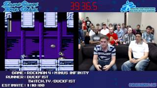 Rockman 4 Minus Infinity  SPEED RUN in 10043 SGDQ 2013 [upl. by Suoicul]