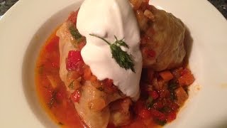 Recipe for Stuffed Cabbage Rolls Golubtsy [upl. by Egarton142]