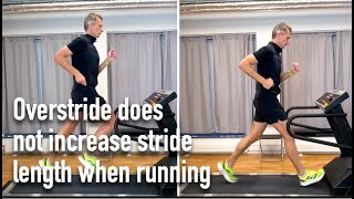 Overstride does not increase stride length when running [upl. by Ezequiel436]