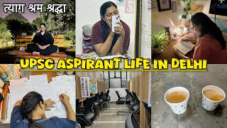 A Day in the life of UPSC aspirant in Delhi  Productive study in Library 🕰️📚 [upl. by Leonsis58]