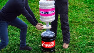 Experiment Coca Cola VS Mentos [upl. by Ttocserp]