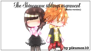 The Shinonome siblings argument  Project Sekai Gacha club [upl. by Koressa]