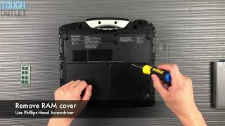 Panasonic Toughbook CF31 How to install RAM [upl. by Nye]