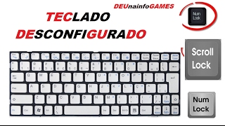 TECLADO DESCONFIGURADO  RESOLVIDO 2022 [upl. by Charbonnier]