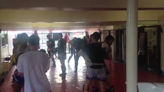 Muay Thai sparring at KStar Thai Boxing Birmingham [upl. by Ylrevaw]