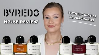 Byredo House Review  Byredo Buying Guide  26 Fragrances what are the BEST [upl. by Saxet737]