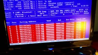 MemTest86 v501 FAIL [upl. by Airtemak285]