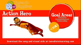 Action Hero  Social Communication Song for Special Education [upl. by Imorej]