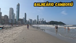 BALNEÁRIO CAMBORIÚ  DIA DE SOL NA PRAIA CENTRAL [upl. by Kabab]