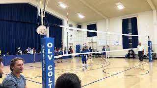 St Finn Barr vs OLV 92724 6th grade volleyball [upl. by Yraek]