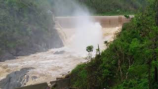 Puerto Ricos Comerio Dam Overflows Following Torrential Rains [upl. by Rome]