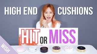 HighEnd Cushion Foundations Review  Makeup Review  Hit or Miss  Wishtrend [upl. by Adnoek]