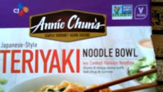 Review of Annie Chuns Japanese Style teriyaki noodle bowl [upl. by Arraeic233]