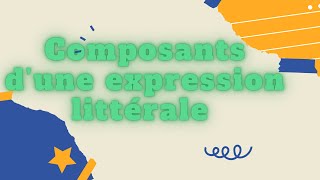 expression littérale [upl. by Wickner]